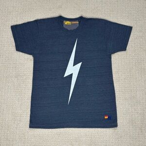 Aviator Nation Navy Blue Lightning Bolt Tee